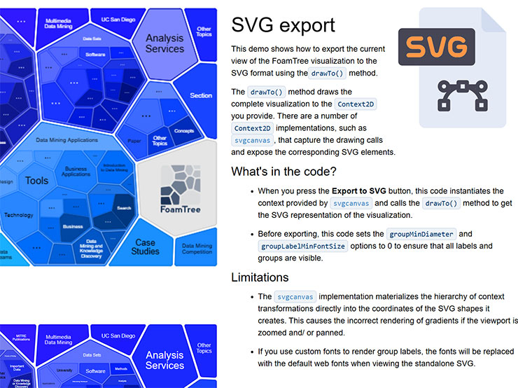 SVG export